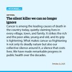 The silent killer we can no longer ignore