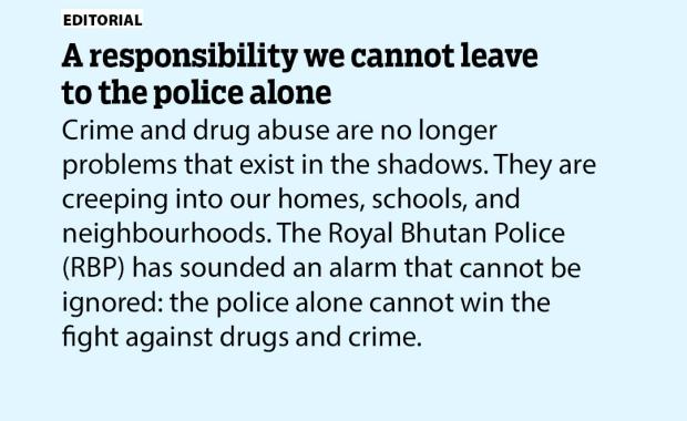 A responsibility we cannot leave to the police alone