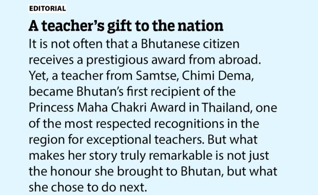 A teacher’s gift to the nation