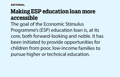 Making ESP education loan more accessible