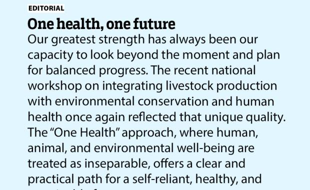 One health, one future