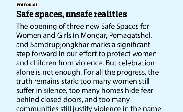 Safe spaces, unsafe realities