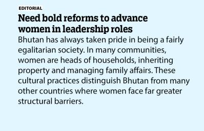 Need bold reforms to advance women in leadership roles