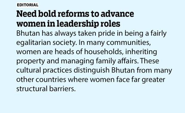 Need bold reforms to advance women in leadership roles