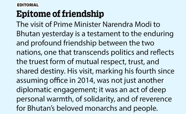 Epitome of friendship