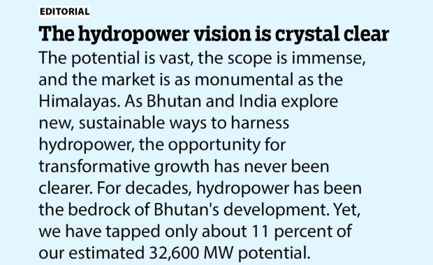 The hydropower vision is crystal clear