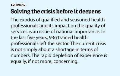 Solving the crisis before it deepens