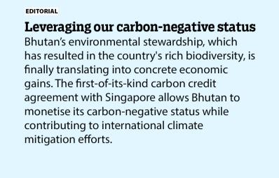 Leveraging our carbon-negative status