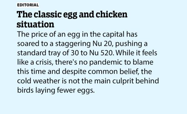 The classic egg and chicken situation