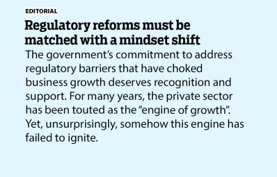 Regulatory reforms must be matched with a mindset shift