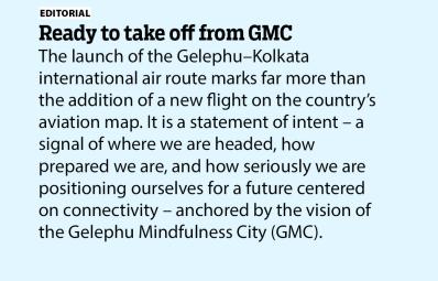 Ready to take off from GMC