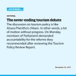 The never-ending tourism debate