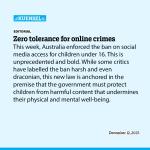 Zero tolerance for online crimes