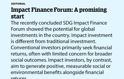 Impact Finance Forum: A promising start