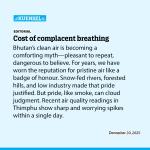 Cost of complacent breathing