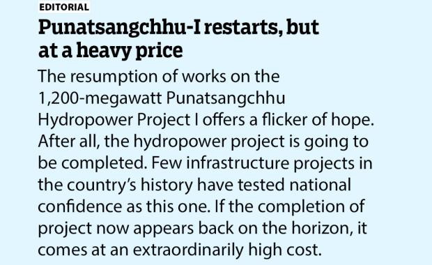 Punatsangchhu-I restarts, but at a heavy price