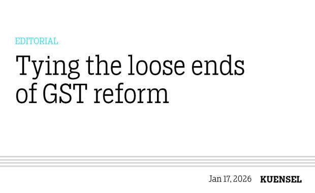 Tying the loose ends of GST reform