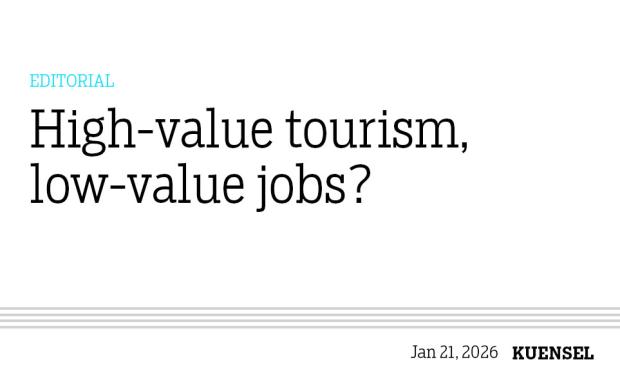 High-value tourism, low-value jobs?