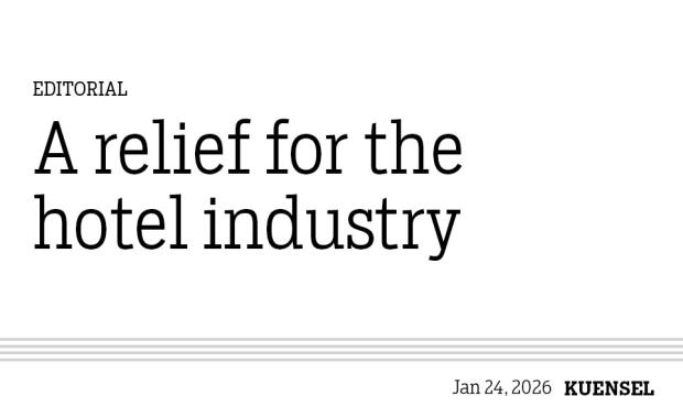 A relief for the hotel industry