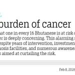 The burden of cancer