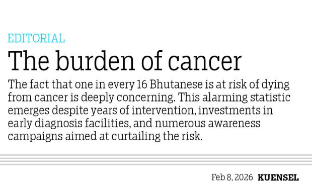 The burden of cancer