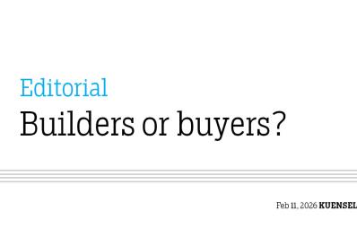 Builders or buyers?