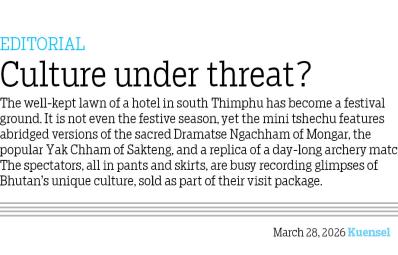 Culture under threat?