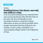 Building future: One dance, one wall, one child at a time