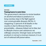 Taxing harm to save lives