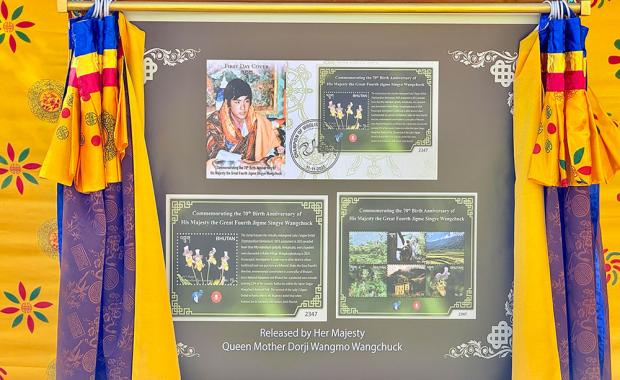 A tribute in craft and stamp: Honours Fourth Druk Gyalpo’s 70th Birth Anniversary