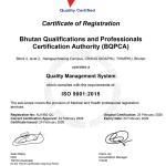 BQPCA secures ISO 9001:2015 certification