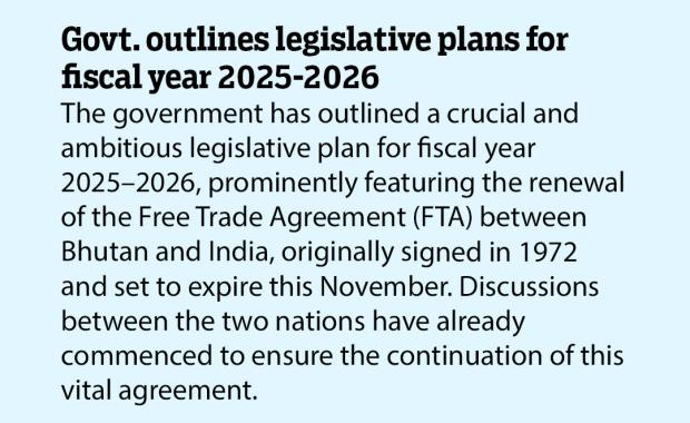 Govt. outlines legislative plans for fiscal year 2025-2026