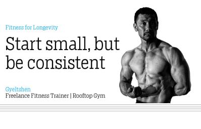 Start small, but be consistent