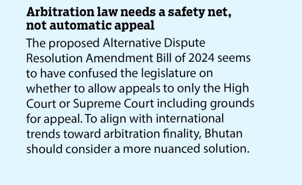 Arbitration law needs a safety net, not automatic appeal