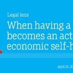 When having a child becomes an act of economic self-harm