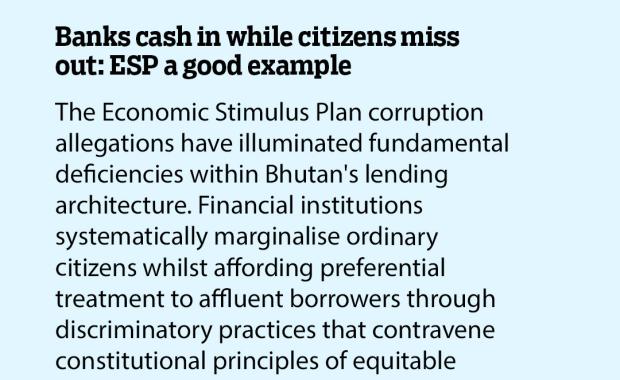 Banks cash in while citizens miss out: ESP a good example