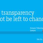 Price transparency cannot be left to chance