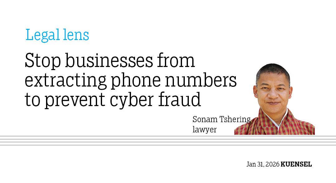 Stop businesses from extracting phone numbers to prevent cyber fraud