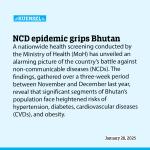 NCD epidemic grips Bhutan
