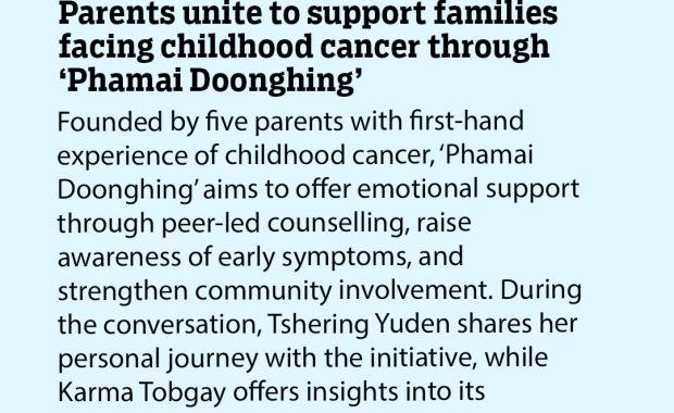 Parents unite to support families facing childhood cancer through ‘Phamai Doonghing’
