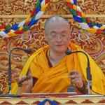 Je Khenpo presides over Rajgir Moenlam Chhenmo, blessing thousands