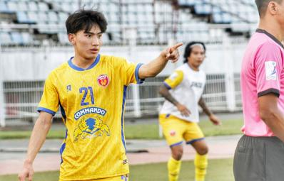 Young football star Pema Zangpo shines in Myanmar National League