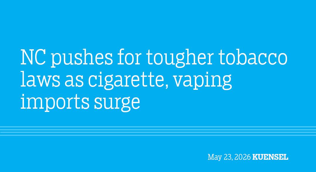 NC pushes for tougher tobacco laws as cigarette, vaping imports surge
