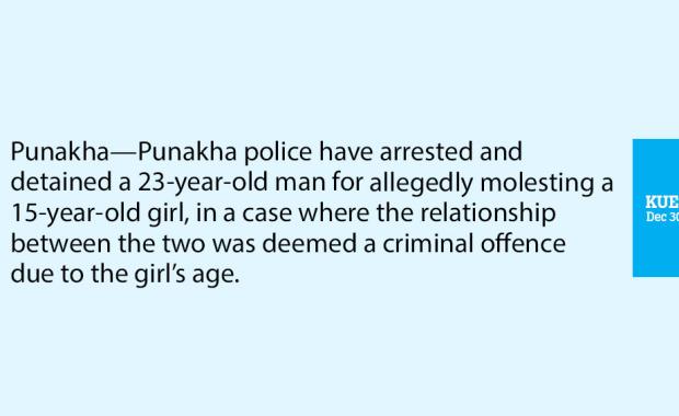 Man detained over relationship with underage girl