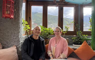 Happiness with Mr Bhutan