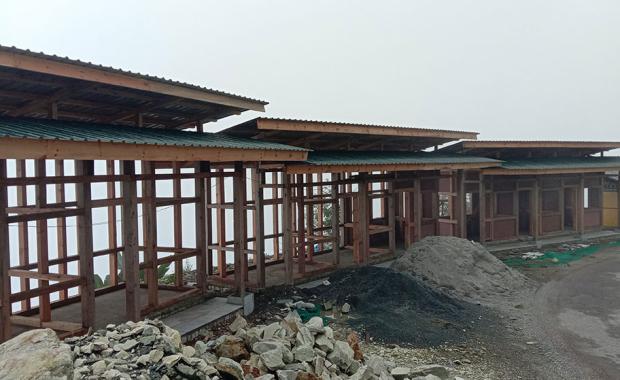 Suntalakha’s vegetable shed nears completion
