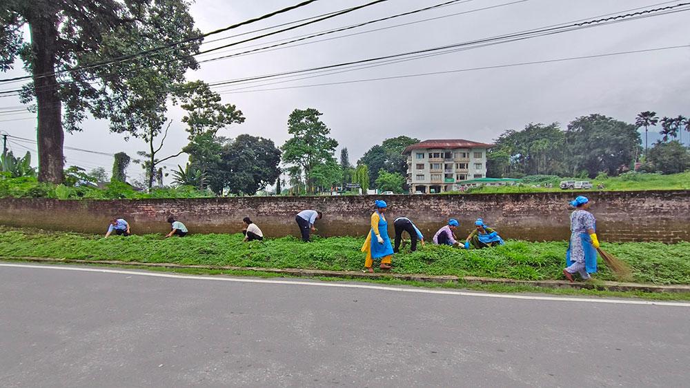 Clean Friday builds shared responsibility for waste management and beautification in Samtse