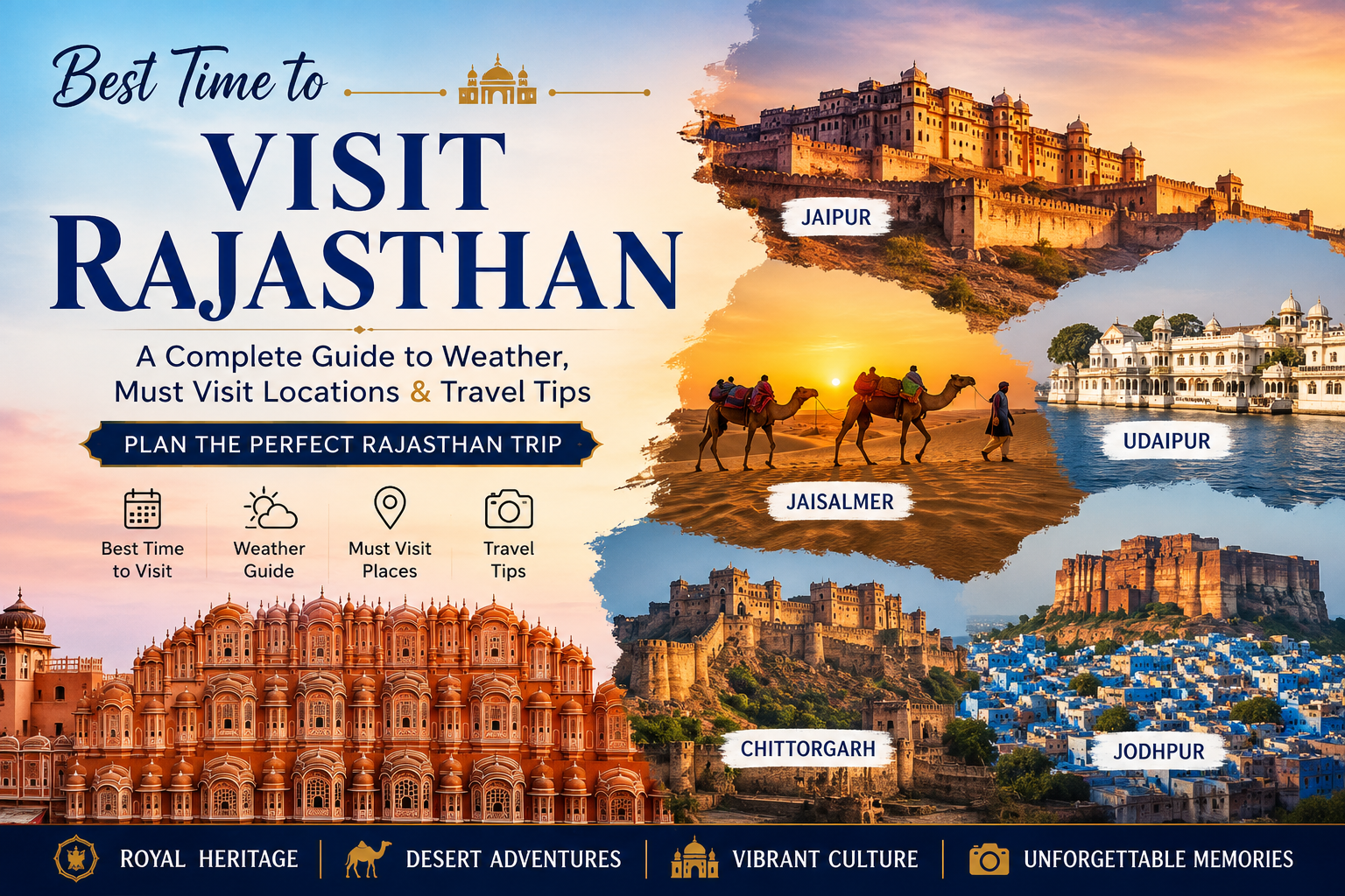 Best Time to Visit Rajasthan in 2026 | Weather & Top Tourist Places