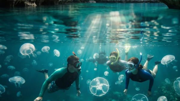 Philippines' Hidden Island Offers a Rare Swim-With-Jellyfish Marine Experience