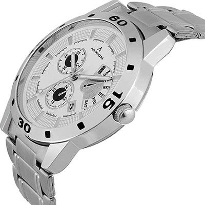 9519SMC3 New Chronograph Pattern Stainless Steel Bracelet Watch Watch - For Men & Women
